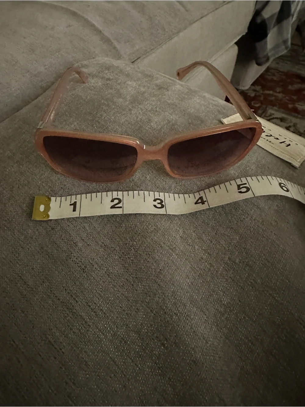 Coach Pink Gradient Square Sunglasses